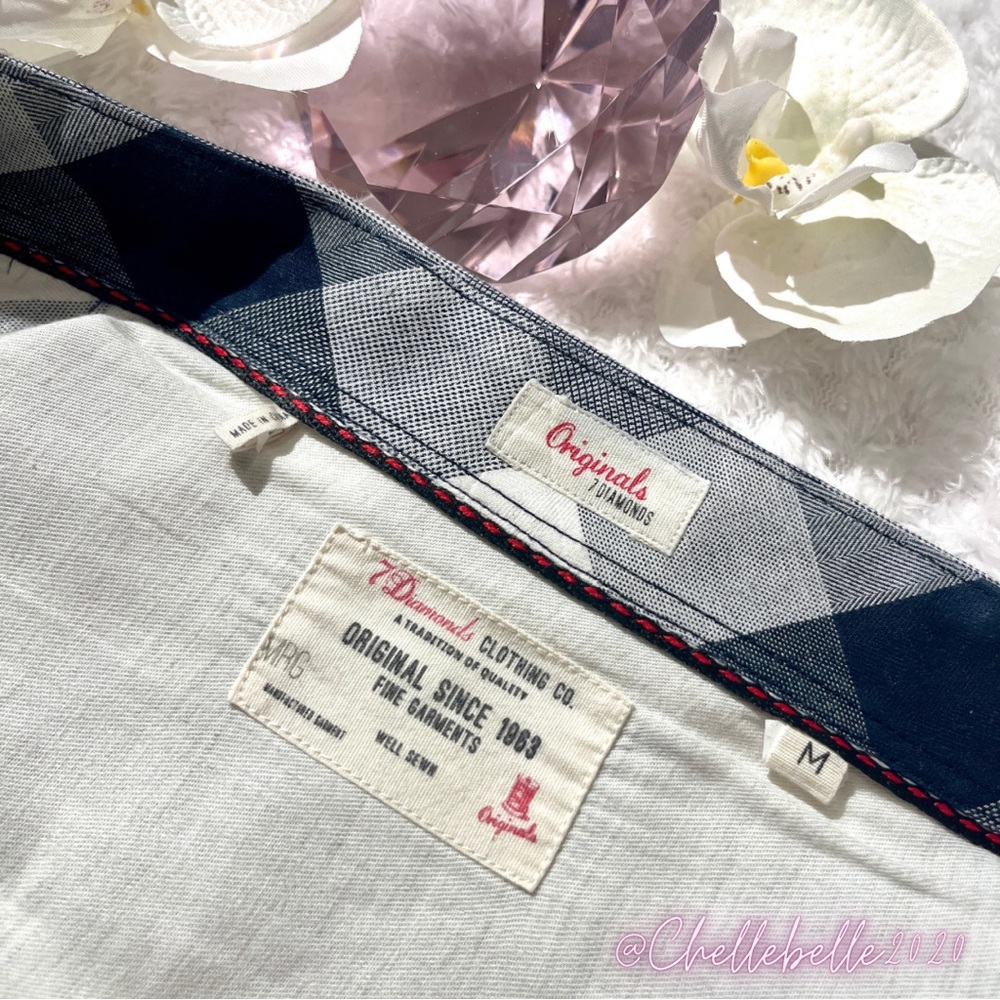 7diamonds Button Down Plaid Top - image 3